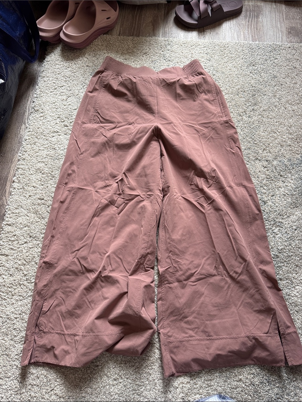 lululemon athletica Wide-Leg Pull-On Pants in Dusty Mauve